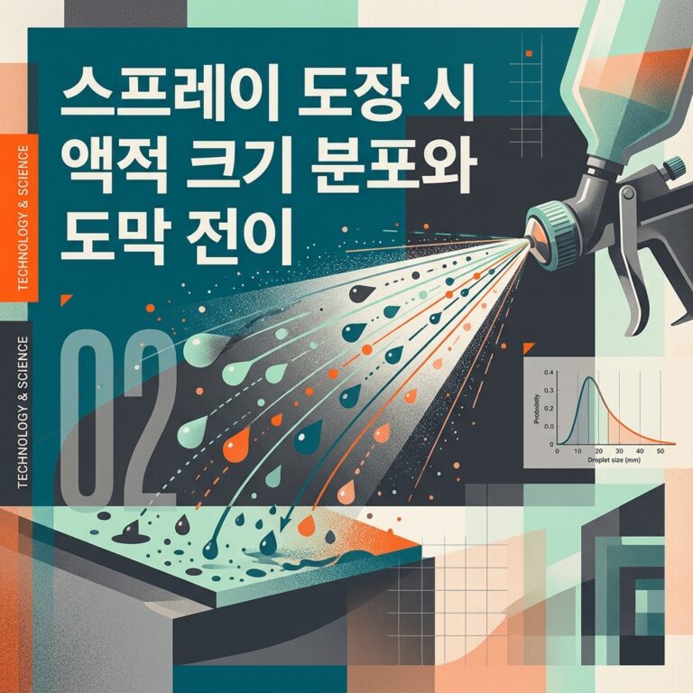 ai thumbnail poster 스프레이 도장 시 액적 크기 분포와 도막 전이 1792734201
