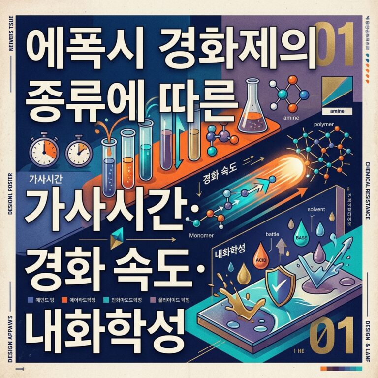 ai thumbnail poster 에폭시 경화제의 종류에 따른 가사시간·경화 속도·내화학성 1792733358