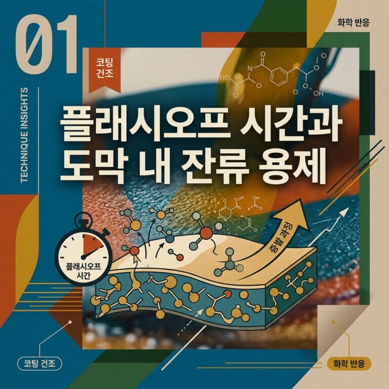 ai thumbnail poster 플래시오프 시간과 도막 내 잔류 용제 1792734575